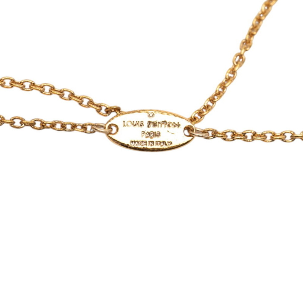 LOUIS VUITTON Gold Necklace - Picture 5 of 7